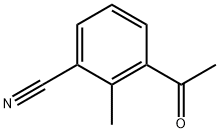 Benzonitrile, 3-acetyl-2-methyl- Structure