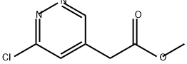 4-Pyridazineacetic acid, 6-chloro-, methyl ester Structure