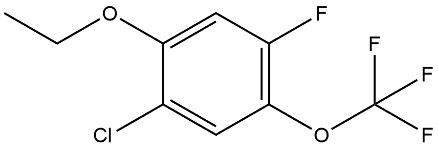 1-Chloro-2-ethoxy-4-fluoro-5-(trifluoromethoxy)benzene Structure