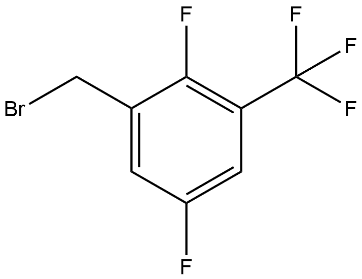 1-(Bromomethyl)-2,5-difluoro-3-(trifluoromethyl)benzene Structure