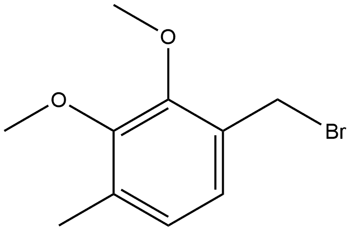 1-(Bromomethyl)-2,3-dimethoxy-4-methylbenzene Structure