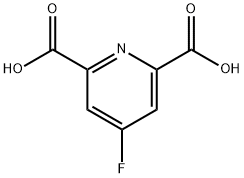 2,6-Pyridinedicarboxylic acid, 4-fluoro- Structure