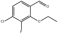 4-Chloro-2-ethoxy-3-fluorobenzaldehyde Structure