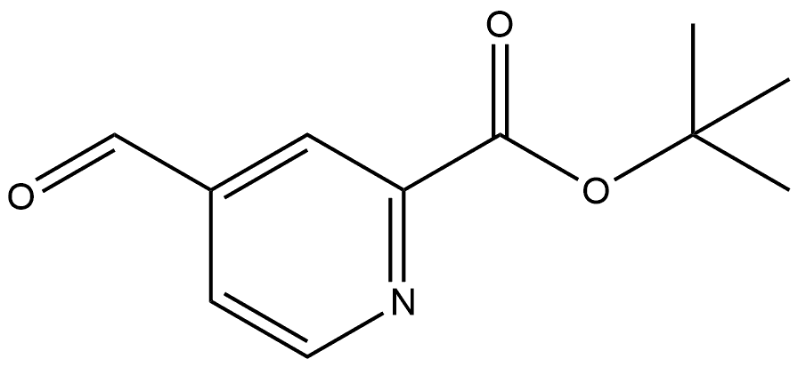 tert-Butyl 4-formylpicolinate 구조식 이미지