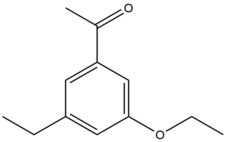 1-(3-Ethoxy-5-ethylphenyl)ethanone Structure