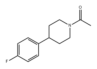 Ethanone, 1-[4-(4-fluorophenyl)-1-piperidinyl]- 구조식 이미지