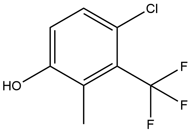 4-Chloro-2-methyl-3-(trifluoromethyl)phenol Structure