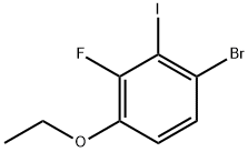 1-Bromo-4-ethoxy-3-fluoro-2-iodobenzene Structure