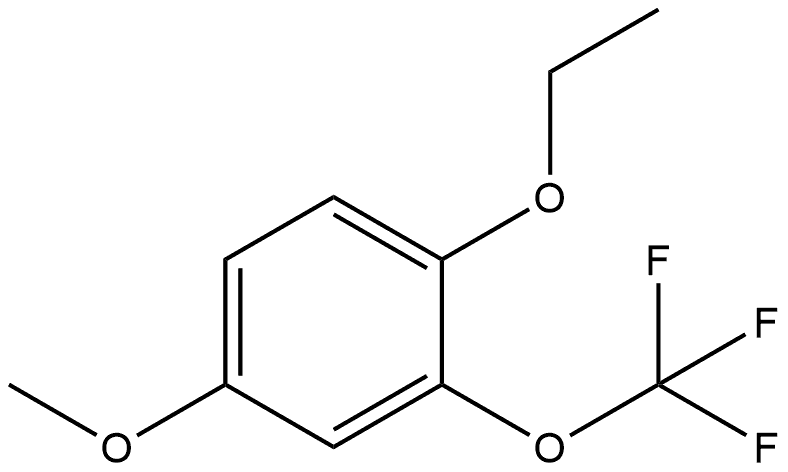 1-Ethoxy-4-methoxy-2-(trifluoromethoxy)benzene Structure