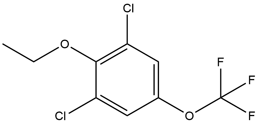 1,3-Dichloro-2-ethoxy-5-(trifluoromethoxy)benzene Structure