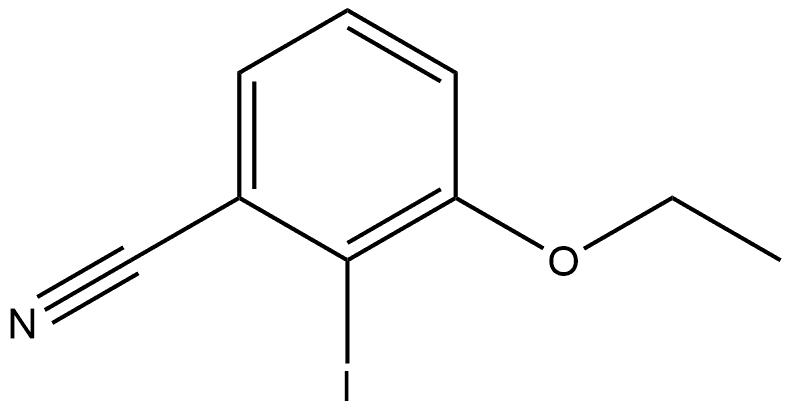 3-Ethoxy-2-iodobenzonitrile 구조식 이미지