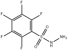 Benzenesulfonic acid, 2,3,4,5,6-pentafluoro-, hydrazide Structure