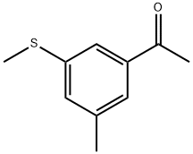 1-(3-Methyl-5-(methylthio)phenyl)ethanone Structure