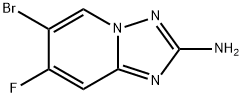 6-Bromo-7-fluoro[1,2,4]triazolo[1,5-a]pyridin-2-amine Structure