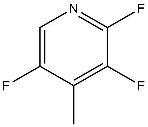 2,3,5-Trifluoro-4-methylpyridine Structure