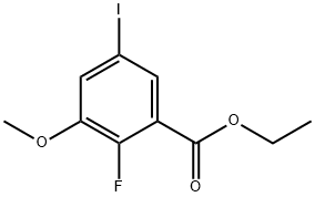 Ethyl 2-fluoro-5-iodo-3-methoxybenzoate Structure