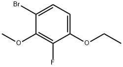 1-Bromo-3-fluoro-2-methoxy-4-(methoxymethyl)benzene Structure