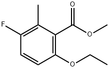 Methyl 6-ethoxy-3-fluoro-2-methylbenzoate Structure