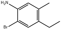 Benzenamine, 2-bromo-4-ethyl-5-methyl- Structure