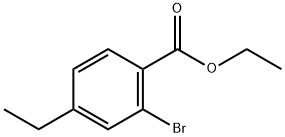 Ethyl 2-bromo-4-ethylbenzoate Structure