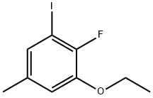 1-Ethoxy-2-fluoro-3-iodo-5-methylbenzene Structure