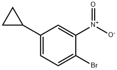 2-Bromo-5-cyclopropylnitrobenzene Structure