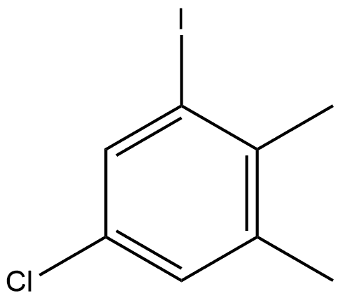 5-Chloro-1-iodo-2,3-dimethylbenzene Structure