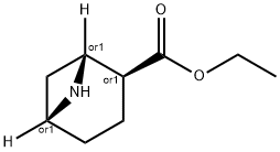 rel-(1R,2S,5R)-6-Aza-bicyclo3.1.1heptane-2-carboxylic acid ethyl ester Structure