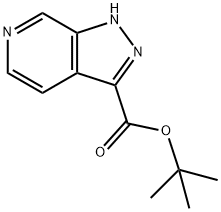 1H-Pyrazolo3,4-cpyridine-3-carboxylic acid tert-butyl ester Structure