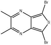 Thieno[3,4-b]pyrazine, 5,7-dibromo-2,3-dimethyl- Structure