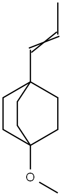 1-methoxy-4-[(E)-prop-1-enyl]bicyclo[2.2.2]octane Structure