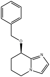 Imidazo[1,2-a]pyridine, 5,6,7,8-tetrahydro-8-(phenylmethoxy)-, (8R)- Structure