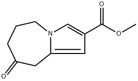 Methyl 8-oxo-6,7,8,9-tetrahydro-5H-pyrrolo[1,2-a]azepine-2-carboxylate Structure