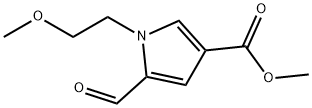 Methyl 5-formyl-1-(2-methoxyethyl)-1H-pyrrole-3-carboxylate Structure