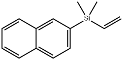 Naphthalene, 2-(ethenyldimethylsilyl)- Structure