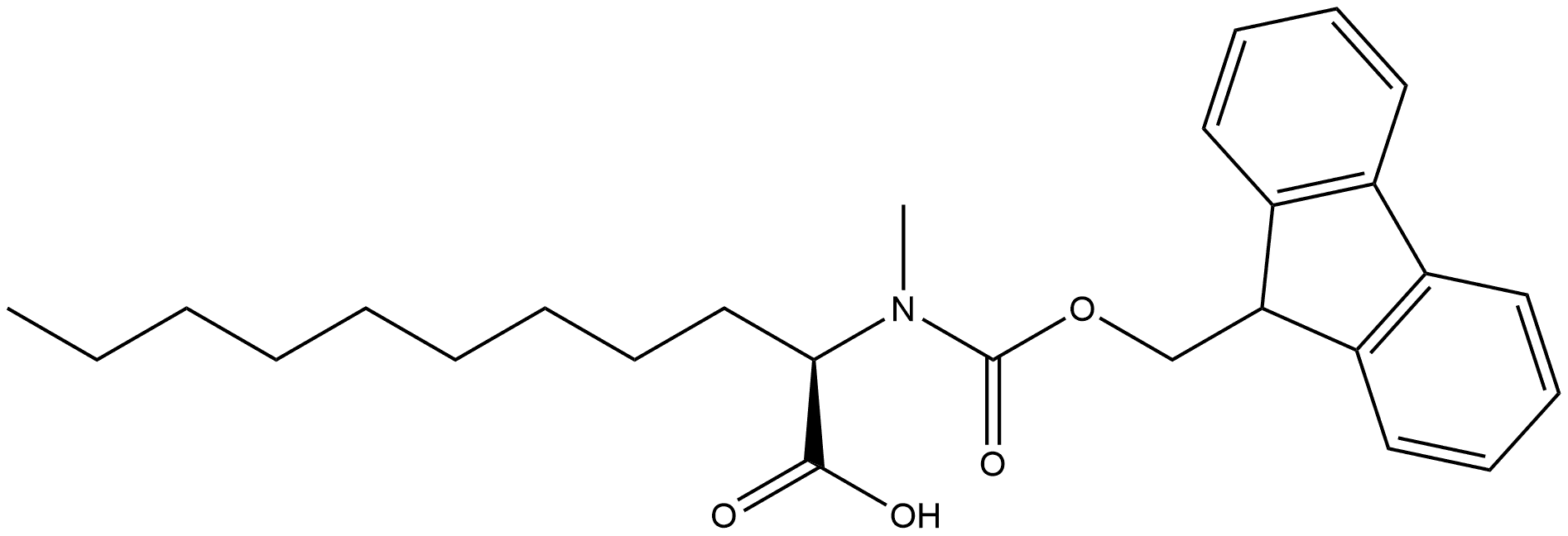 Fmoc-D-Me2Aund-OH Structure