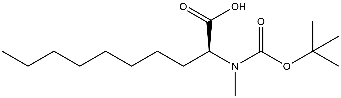 Boc-L-Me2Adec-OH Structure