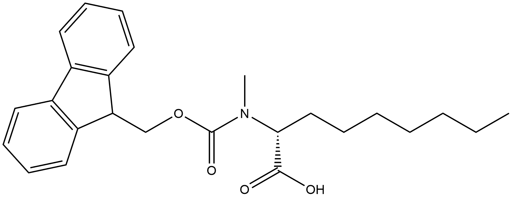 Fmoc-D-Me2Anon-OH Structure