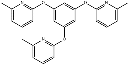 1,3,5-tris((6-methylpyridin-2-yl)oxy)benzene Structure