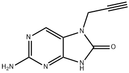 2-amino-7-(prop-2-yn-1-yl)-7,9-dihydro-8H-purin-8-one Structure