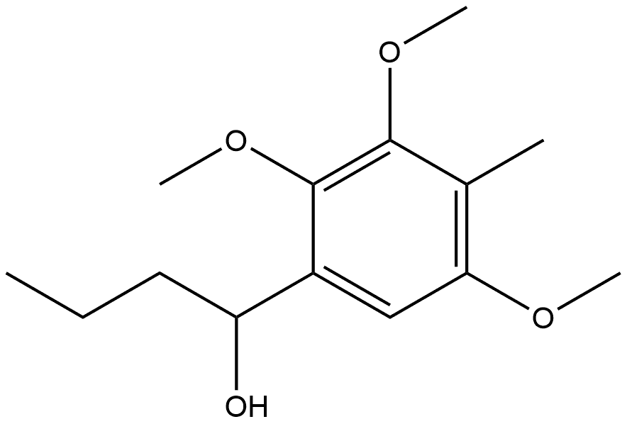 2,3,5-Trimethoxy-4-methyl-α-propylbenzenemethanol Structure