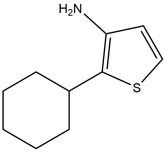 2-Cyclohexylthiophen-3-amine Structure