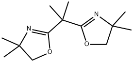 Oxazole, 2,2'-(1-methylethylidene)bis[4,5-dihydro-4,4-dimethyl- Structure