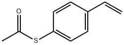 Ethanethioic acid, S-(4-ethenylphenyl) ester 구조식 이미지