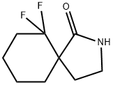 2-Azaspiro[4.5]decan-1-one, 6,6-difluoro- Structure