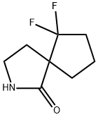 2-Azaspiro[4.4]nonan-1-one, 6,6-difluoro- Structure