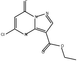 Pyrazolo[1,5-a]pyrimidine-3-carboxylic acid, 5-chloro-4,7-dihydro-7-oxo-, ethyl ester Structure