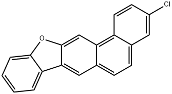 Benzo[b]phenanthro[2,3-d]furan, 3-chloro- Structure