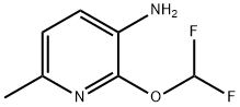 3-Pyridinamine, 2-(difluoromethoxy)-6-methyl- 구조식 이미지