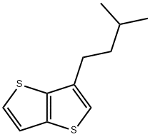 Thieno[3,2-b]thiophene, 3-(3-methylbutyl)- Structure